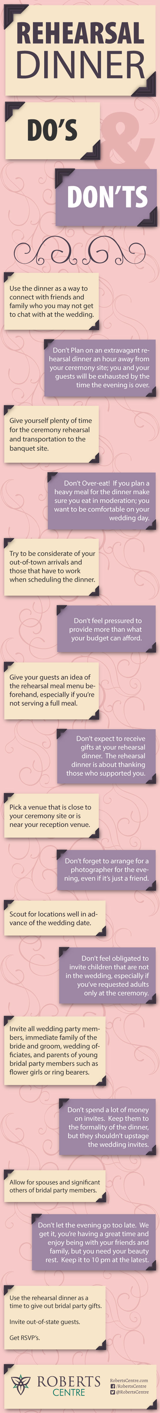 Rehearsal Dinner Seating Chart Etiquette