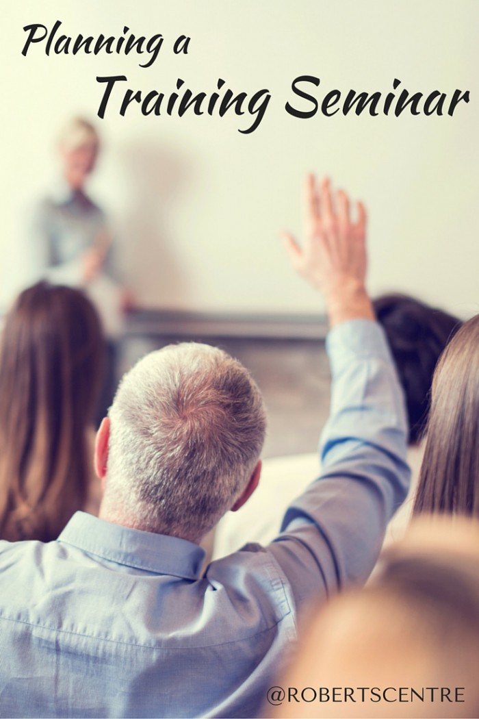 training seminar Pinterest pin