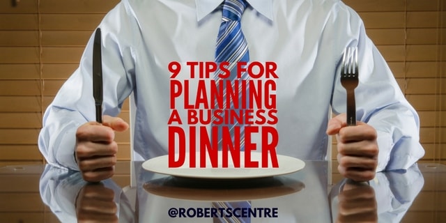 business dinner