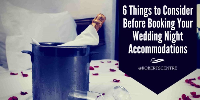 wedding night accommodations