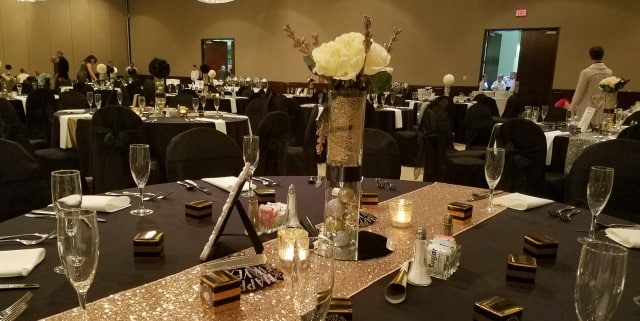 roberts centre winter wedding